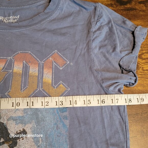 Recycled Karma ACDC Band 1998 World Tour T Shirt M Blow Up Your Video - Picture 6 of 9